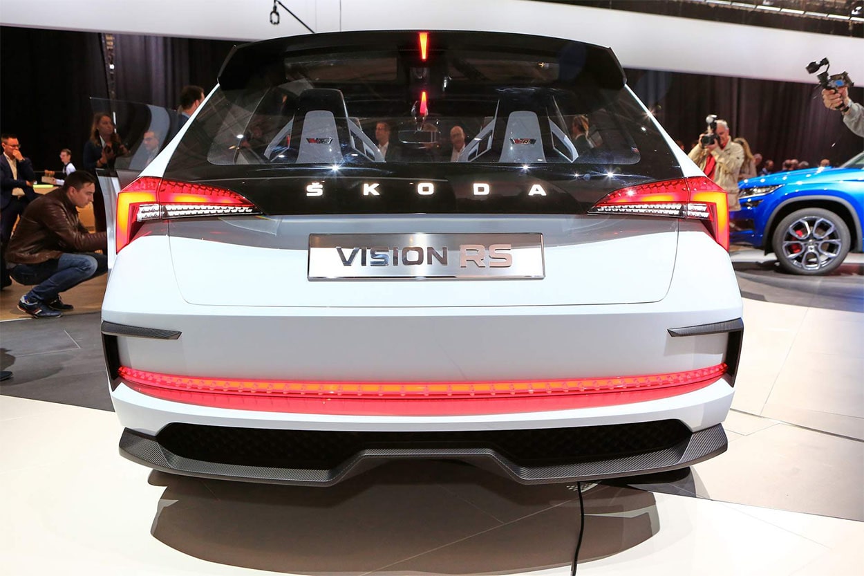 Skoda Vision RS 2018 – предвестник «заряженных» RS-моделей Шкода