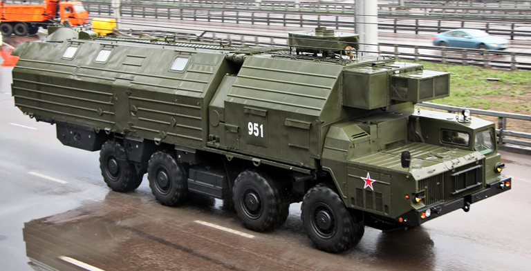 МАЗ-543 с передвижным модулем