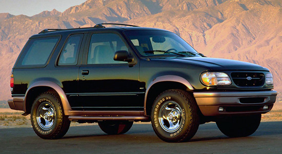 трёхдверный Ford Explorer 2 2001-2003