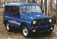 Семейство длиннобазовых автомобилей УАЗ-3153 и УАЗ-3159 Барс с металлической крышей