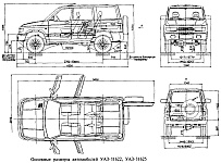 Автомобиль Уаз Симбир, комплектации Уаз-31622-70 Standard и Уаз-31622-100 Comfort, особенности конструкции, интерьера и экстерьера