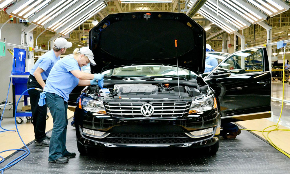Где производят автомобили Volkswagen