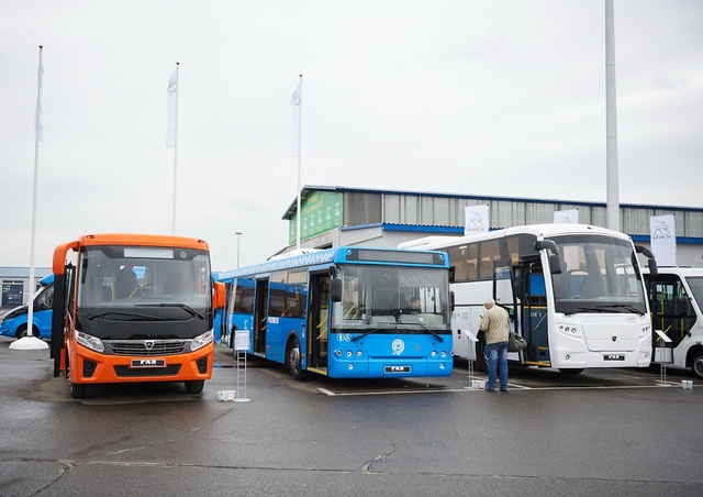 Автобусы группы ГАЗ на выставке Мир Автобусов 2016