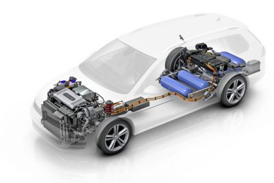 Схема автомобиля на топливных элементах