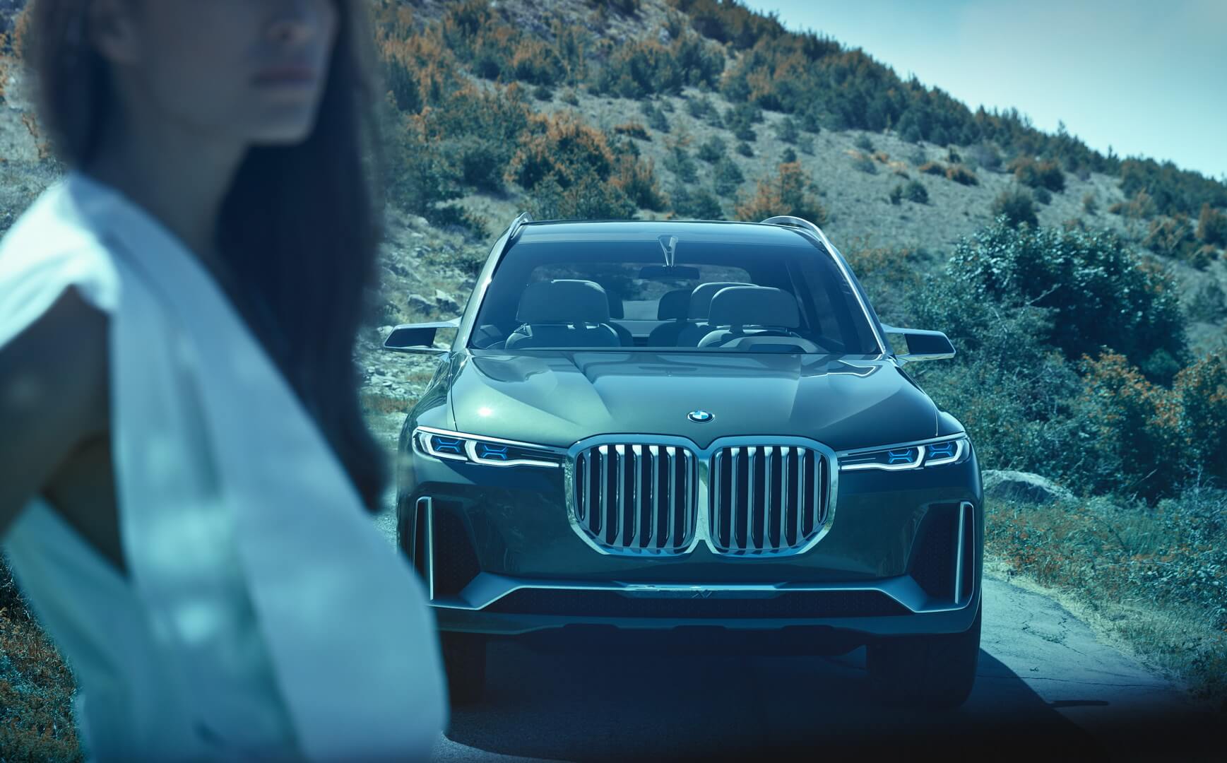 Передний бампер BMW Concept X7 iPerformance