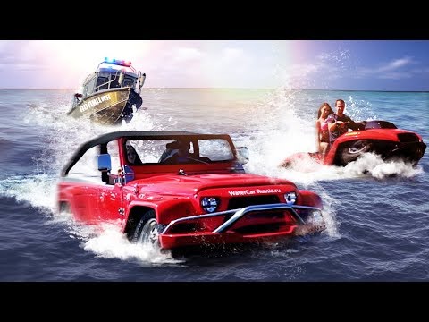 Единственный в РФ плавающий джип и квадроцикл! Watercar и Quadski