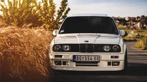 Превью обои bmw, 325i, e30, белый, авто