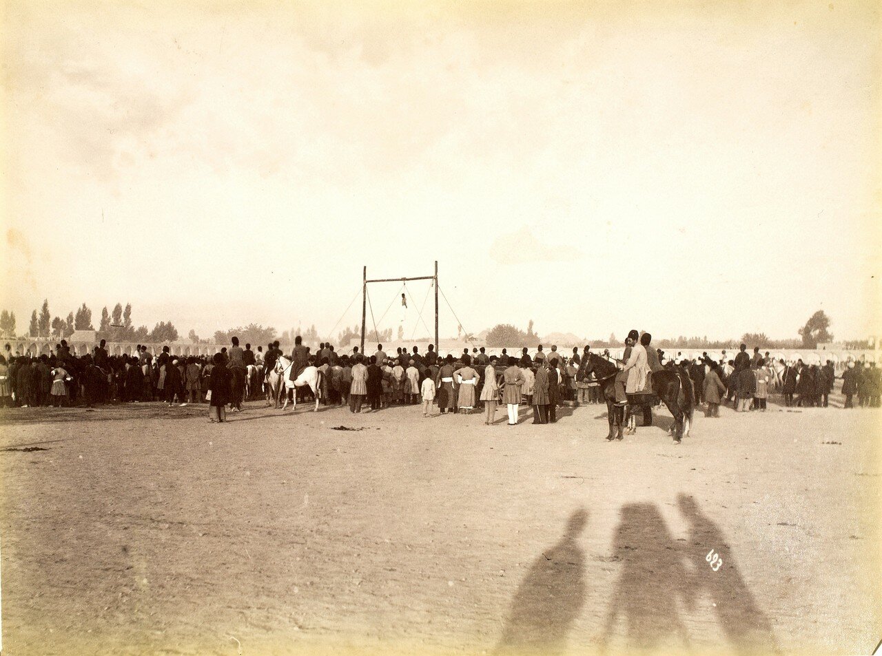 Публичная казнь Мирзы Резы Кермани, убийцы Наср-эд-Дин-шаха. 12 августа 1896