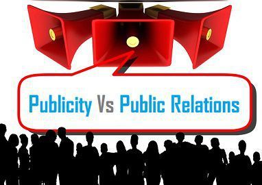 Publicity Vs Public Relations