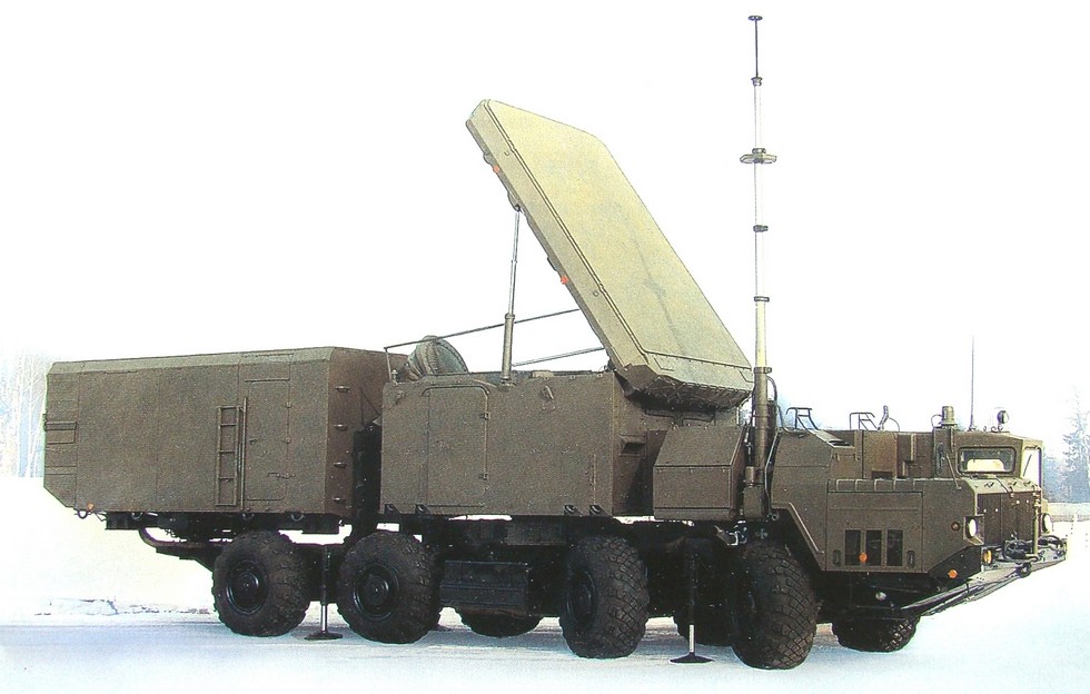 Радиолокатор наведения 30Н6 зенитного комплекса С-300ПМУ на шасси МАЗ-543М