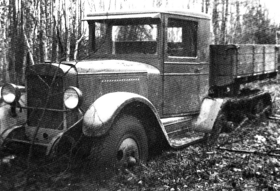 Испытания грузовика ЗИС-Сомуа на базе ЗИС-5. 1934 год (из коллекции А. Кириндаса)