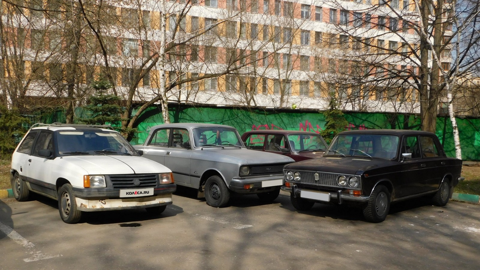 Советские автомобили и Opel Corsa