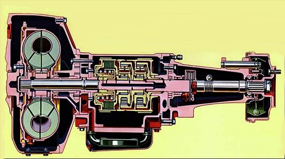 Коробку Powerflite немного доработали под могучий «зиловский» двигатель
