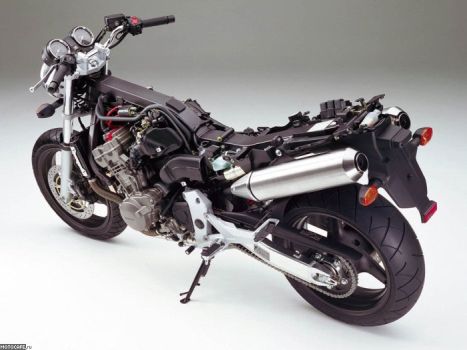 Хребтовая рама на Honda CB900F Hornet