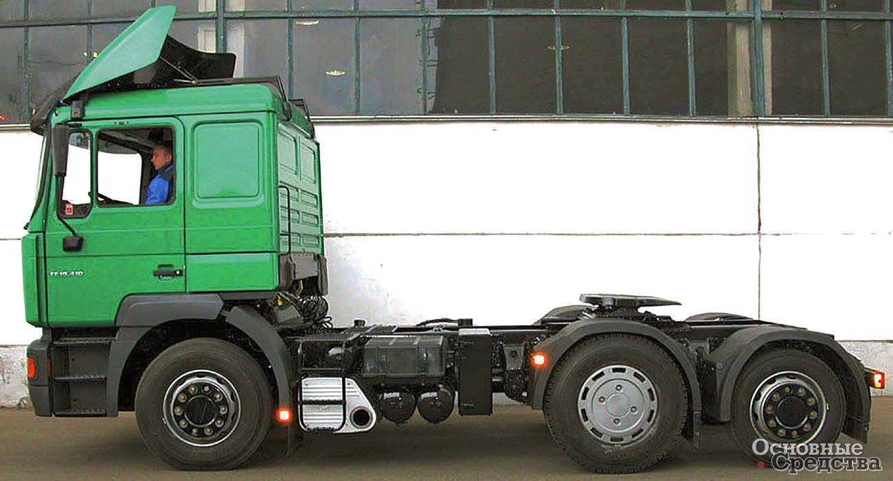 Располождение ССУ на раме тягача должно обеспечить полное использование грузоподъемности шин тягача