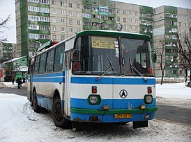 LAZ-695N in Lviv line154 02.jpg
