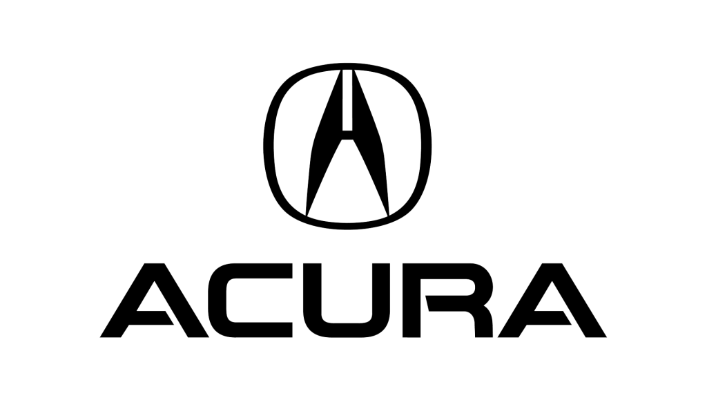 Эмблема Acura 1990 (черная)